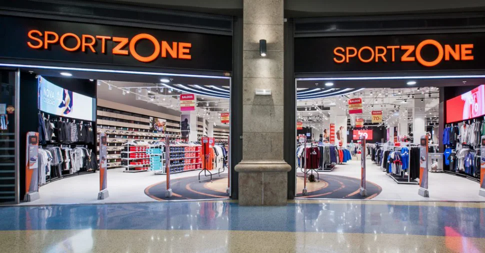 Interior da loja Sport Zone