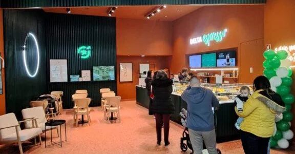 Interior do estabelecimento Delta Espresso