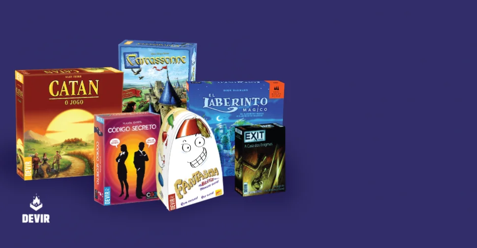 Jogos de tabuleiro: um cabaz da Devir