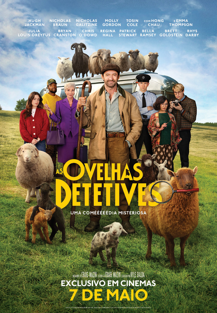 Poster do filme As Ovelhas Detetives (VP)